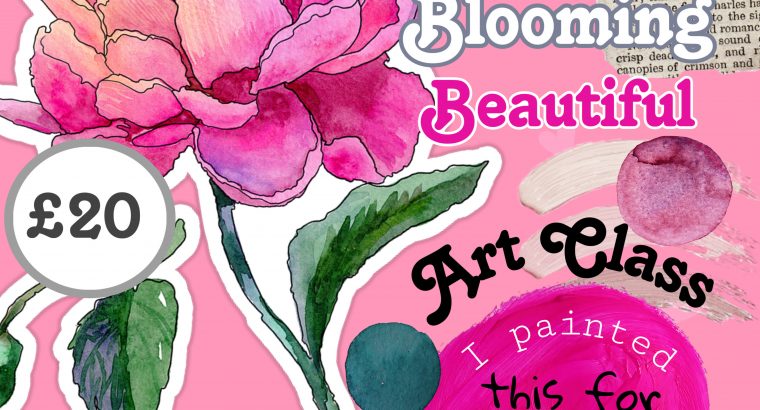 ‘Blooming Beautiful’ Art Class