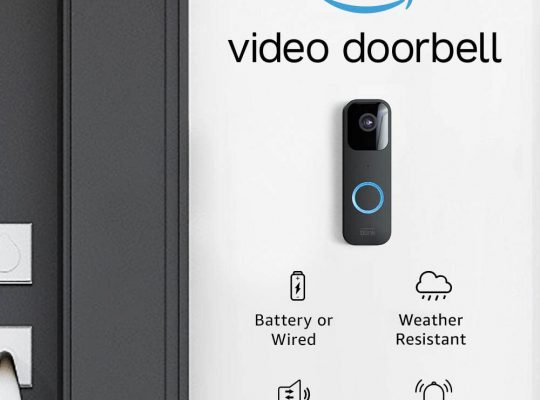 Blink Video Doorbell | Two-way audio, HD video, motion and chime app alerts, easy setup, Alexa enabled
