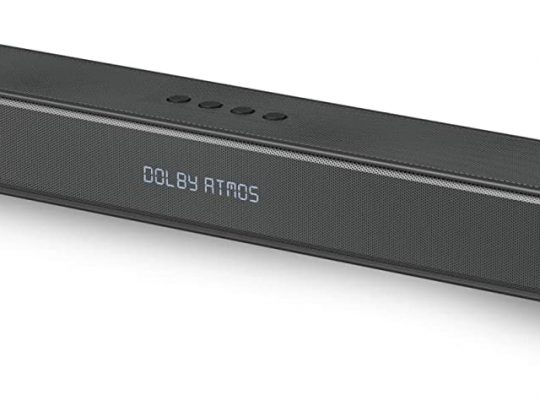 MAJORITY Sierra 2.0.2 Dolby Atmos Soundbar | 280W Powerful Surround Sound | Home Theatre 3D Audio with Up-Firing Atmos Speakers | HDMI, Bluetooth, Optical, USB & AUX Playback